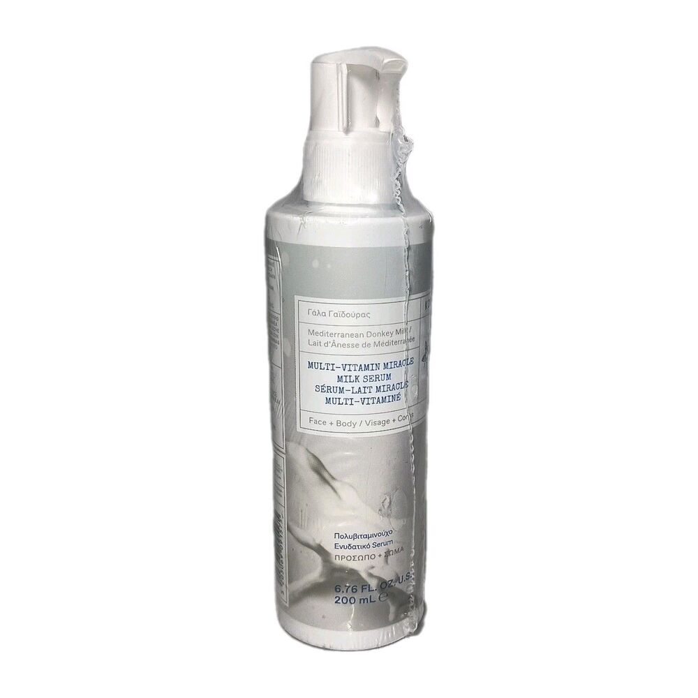 Korres Mediterranean Donkey Milk Multi-Vitamin Miracle Milk Serum 6.76oz Sealed